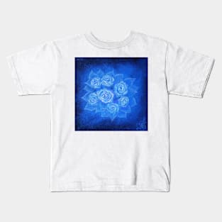 Oil Painting - Abstract Floral. 2018. 12'x12" Kids T-Shirt